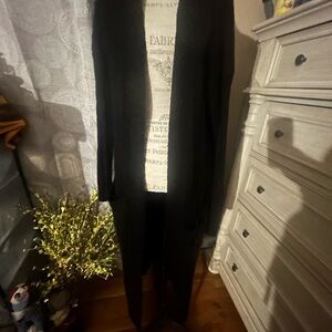 Long Black Cardigan